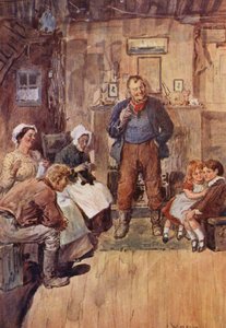 Chlapectví Davida Copperfielda (barevná litografie)