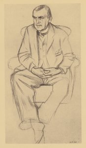Portrét Philipa Wilsona Steera (litografie) od William (after) Rothenstein