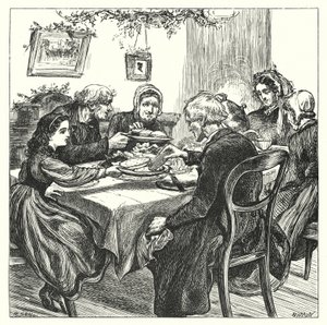 Vánoce v Workhouse (rytina)
