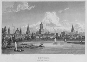 Oxford, z Meadows (rytina)