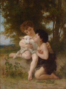 Děti s Beránkem od William Adolphe Bouguereau