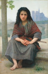Bezdomovci, 1890 od William Adolphe Bouguereau