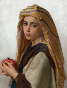 Dívka s granátovým jablkem od William Adolphe Bouguereau