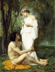 Idyla, 1851-52 od William-Adolphe Bouguereau
