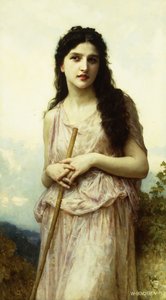 Meditace, 1902 od William Adolphe Bouguereau