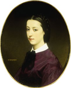 Portrét mladé dámy od William Adolphe Bouguereau
