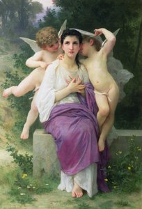 Probuzení srdce, 1892 od William Adolphe Bouguereau
