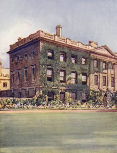 Corpus Christi College (barevná litografie)