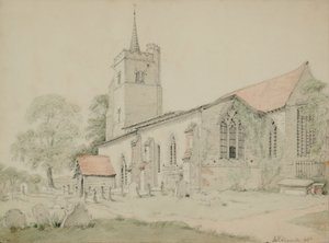 Aldenham Church, Hertfordshire od William Alexander