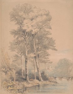 Hrad Llandovery, Jižní Wales od William Alfred Delamotte
