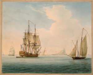 Britský válečný muž / akvarel od W. Andersona, 1804 od William Anderson