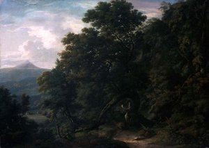 Pohled na Powerscourt Demesne (olej na plátně)