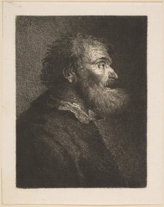 Starý muž z profilu, 1761.
