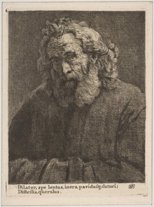 Starý muž s dlouhým plnovousem, 1761.