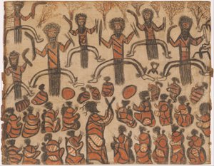 Lidé Wurundjeri - Corroboree od William Barak