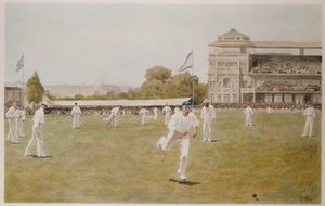 Kriket v Lords od William Barnes (after) Wollen