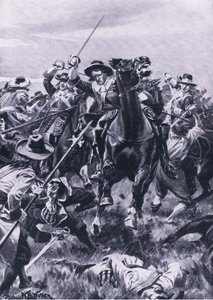 Bitva o Aughrim od William Barnes Wollen