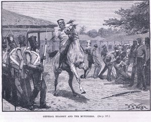 Generál Hearsay a vzbouřenci 1857 našeho letopočtu od William Barnes Wollen