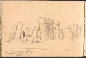 ?Stonehenge 25. srpna 1879.? od William Barnes Wollen