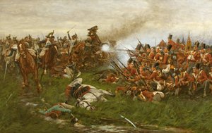 28. (1. Gloucestershire Regiment) u Waterloo