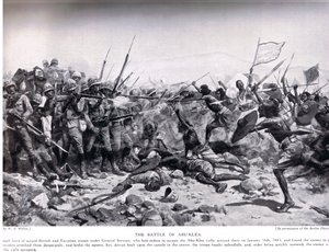 Bitva u Abu Klea, 17. ledna 1885, ilustrace z 