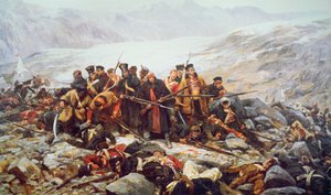 Poslední vzdor 44. pluku v Gundamucku během ústupu z Kábulu od William Barnes Wollen