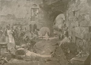 „Napoleon a maršál Lannes v Esslingu“, 1809, 1896