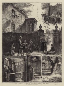 Současný stav Hogarthova domu, Chiswick od William Bazett Murray