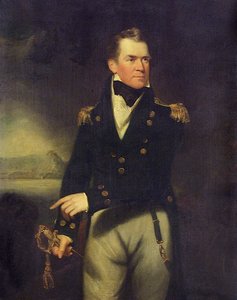 Kapitán sir George Ralph Collier (1774-1824), asi 1814 (olej na plátně)