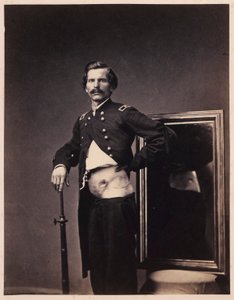 Major H. A. Barnum, Zotavení po průstřelu břicha s perforací levého ilu, z fotografického katalogu chirurgické sekce