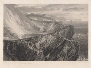 Lulworth Cove, Dorsetshire od William Bernard Cooke