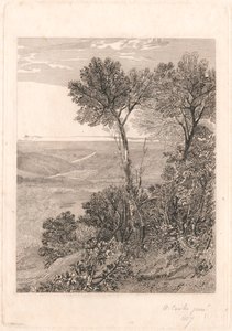 The Vale of Ashburnham, replika pravé poloviny od William Bernard Cooke