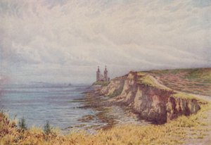The Cliffs at Reculver, 1910 od William Biscombe Gardner