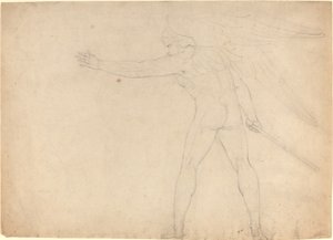 Bojující anděl [recto] od William Blake