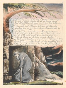 Amerika. Proroctví, talíř 14, tak plakal ... od William Blake