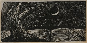 Blasted Tree and Flattened Crops, z The Pastorals of Virgil od William Blake