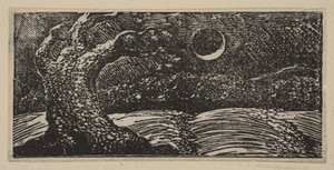 Blasted Trees and Flattened Crops, z Thorntons Pastorals of Virgil, 1821. od William Blake