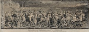 Chaucerovi poutníci do Canterbury od William Blake