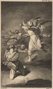 Clarences Dream Shakespeare, Richard III, dějství 1, scéna 4, 1774. od William Blake