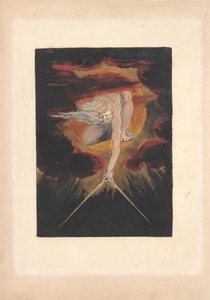 Evropa. Prophecy, Plate 1, Frontispiece od William Blake
