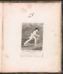 Pro děti. Brány ráje, talíř 16, Cestovatel spěchá ve večerních hodinách od William Blake