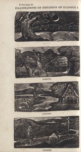 Ilustrace imitace Eclogue I, strana 15 od William Blake