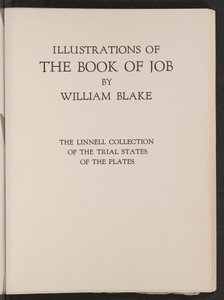 Ilustrace Knihy Job: Linnellova sbírka zkušebních stavů desek od William Blake