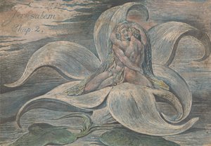 Jeruzalém, deska 28, zkušební otisk od William Blake