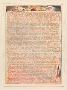 Jeruzalém, talíř 36, Reuben se vrací na své místo .... od William Blake