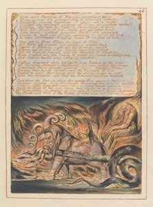 Jeruzalém, talíř 46, Bath, mírný lékař .... od William Blake
