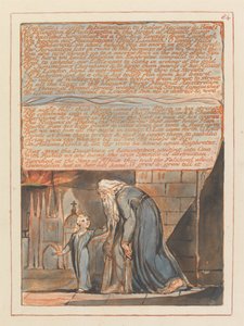 Jeruzalém, talíř 84, výšky Highgates a Hampstead .... od William Blake
