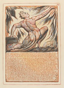 Jeruzalém, talíř 95, Její hlas pronikl studeným uchem Albions ... od William Blake