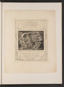 Job pokárán svými přáteli od William Blake