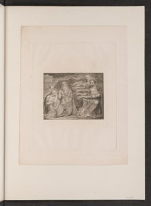 Job pokárán svými přáteli, 1825. od William Blake